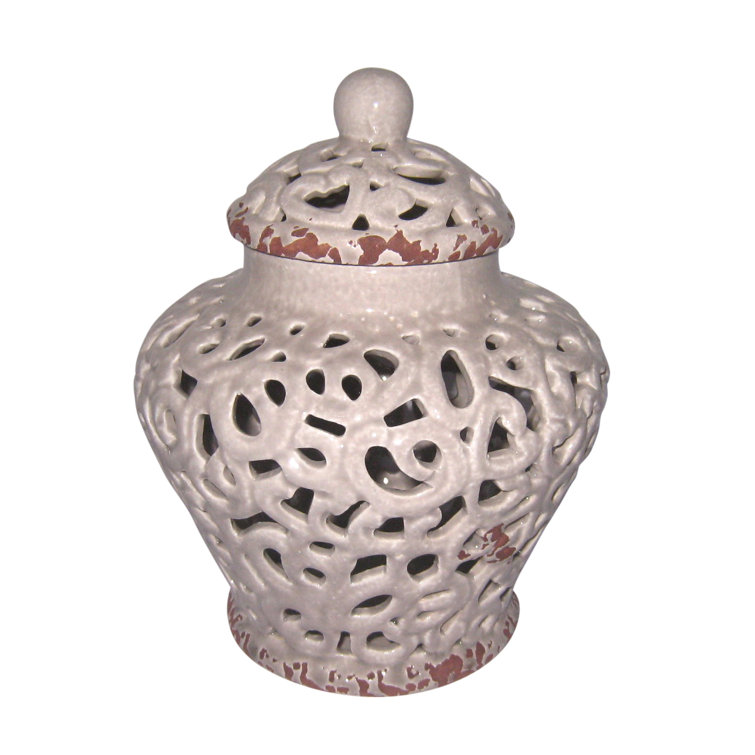 Bungalow Rose Ceramic Decorative Urns & Jars Wayfair